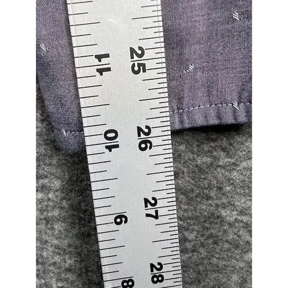 Tommy Hilfiger Men's Shirt S/P Classic Fit Gray Long Sleeve Button Up Collared - Picture 7 of 9